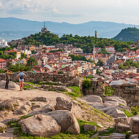 Buy canvas prints of Majestic View of Plovdiv by Kevin Snelling