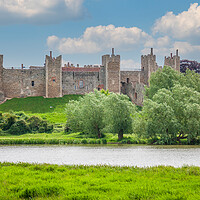 Buy canvas prints of Majestic Castle of Framlingham by Kevin Snelling