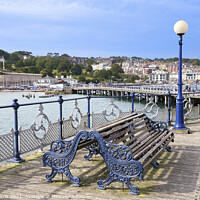 Buy canvas prints of Swanage Pier, Dorset by Chris Harris