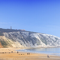 Buy canvas prints of Yaverland Beach, Isle of Wight by Chris Harris