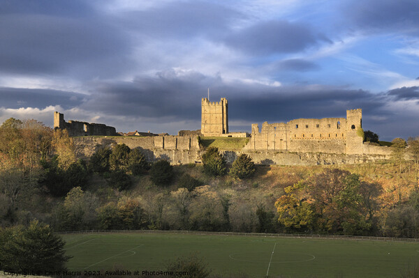 Richmond Castle, North Yorkshire Picture Board by Chris Harris