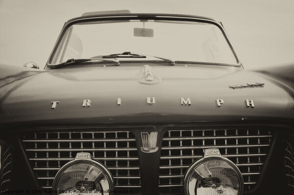 Triumph Herald classic car Picture Board by Chris Harris