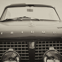 Buy canvas prints of Triumph Herald classic car by Chris Harris