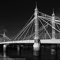 Buy canvas prints of Albert Bridge, London by Chris Harris
