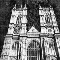 Buy canvas prints of Westminster Abbey (Textured photo art) by Chris Harris