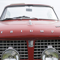 Buy canvas prints of Triumph Herald classic by Chris Harris