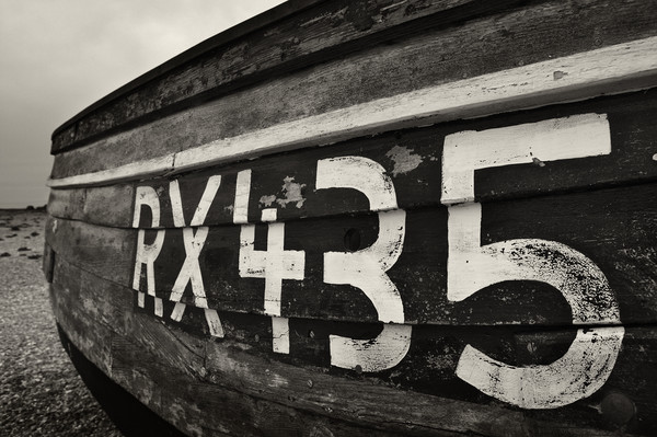Weathered boat hull Picture Board by Chris Harris