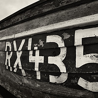 Buy canvas prints of Weathered boat hull by Chris Harris