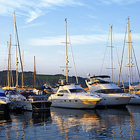 Buy canvas prints of Yachts in Marina by Chris Harris