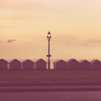 Buy canvas prints of HOVE BEACH HUTS by Chris Harris
