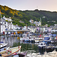 Buy canvas prints of Polperro afterglow by Chris Harris