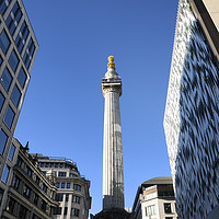 Buy canvas prints of The Monument, City of London by Chris Harris