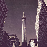 Buy canvas prints of Monument to the Great Fire of London by Chris Harris