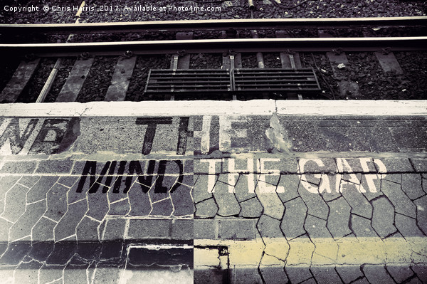 Mind The Gap Picture Board by Chris Harris