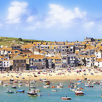 Buy canvas prints of St Ives Bay by Chris Harris