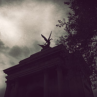 Buy canvas prints of Angel of Peace, Wellington Arch by Chris Harris