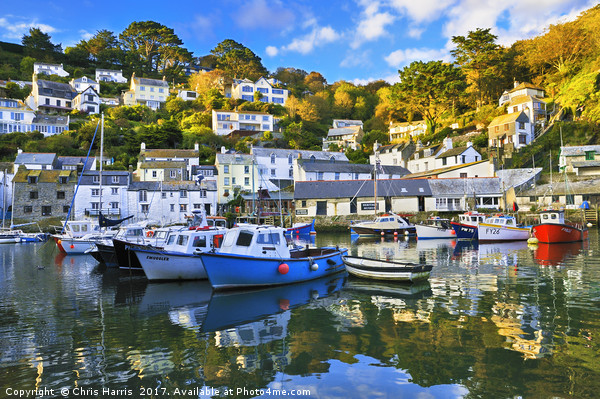 Peaceful Polperro Picture Board by Chris Harris