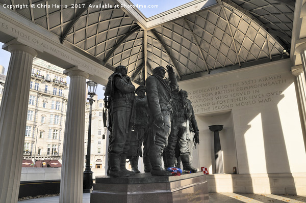 RAF Bomber Command Memorial Picture Board by Chris Harris
