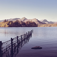 Buy canvas prints of Derwent Isle and Catbells by Chris Harris