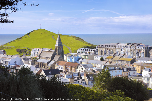 Sea views of sunny Ilfracombe Picture Board by Chris Harris