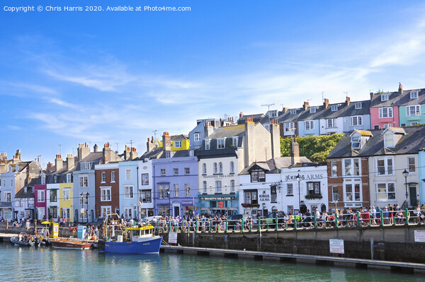 Weymouth in Dorset Canvas Print by Chris Harris