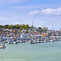 Buy canvas prints of Welcome to Cowes, Isle of Wight by Chris Harris