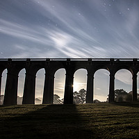 Buy canvas prints of Balcombe Viaduct in the Moonlight by Will Elliott