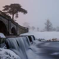 Buy canvas prints of Snowfalls under the bridge by Will Elliott