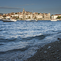 Buy canvas prints of Korcula city on the island Korcula as a part of Cr by Sulejman Omerbasic