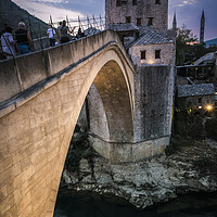 Buy canvas prints of Old Bridge in Mostar by Sulejman Omerbasic