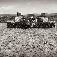 Buy canvas prints of Combine Harvester by bliss nayler