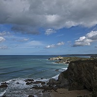 Buy canvas prints of Land, Sky and Sea Coming Together by Phil Dodds