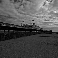 Buy canvas prints of Brighton Pier Under the Clouds by Phil Dodds