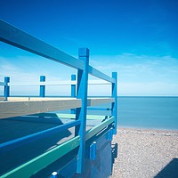 Buy canvas prints of Blues and Lines by Phil Dodds