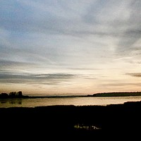 Buy canvas prints of Sunrise Over Water at Blythburgh Suffolk by James Allen