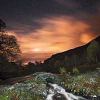 Buy canvas prints of Ashness by Night by john vince