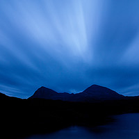 Buy canvas prints of Quinag silhouette  by Tom Dolezal