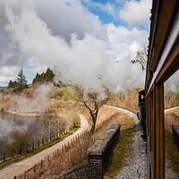 Buy canvas prints of Steam train journey by Tom Dolezal