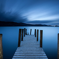 Buy canvas prints of Dusk at Derwent Water by Tom Dolezal