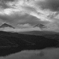 Buy canvas prints of Stormy Quinag  by Tom Dolezal