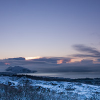 Buy canvas prints of Icelandic winter vista by Tom Dolezal