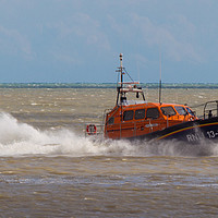 Buy canvas prints of RNLI lifeboat by Tom Dolezal