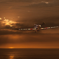 Buy canvas prints of Hurricane over the sea by Tom Dolezal