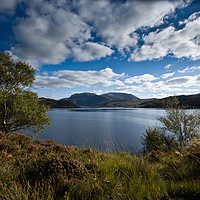 Buy canvas prints of A Loch Glendhu scene by Tom Dolezal