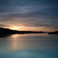 Buy canvas prints of Long exposure Highland sunset by Tom Dolezal