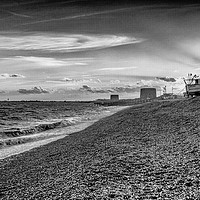 Buy canvas prints of View along Fishermans beach  by Tom Dolezal