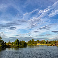 Buy canvas prints of Tranquil Norfolk sky by Tom Dolezal