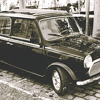 Buy canvas prints of Old Mini Vintage by Terry Anderson