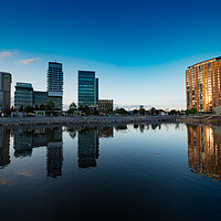 Buy canvas prints of Salford Media City by Jeanette Teare