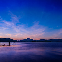 Buy canvas prints of Loch Lomond sunset by Jeanette Teare